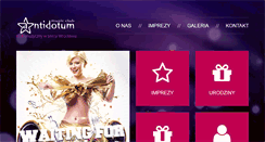 Desktop Screenshot of antidotumclub.pl