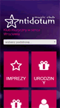 Mobile Screenshot of antidotumclub.pl